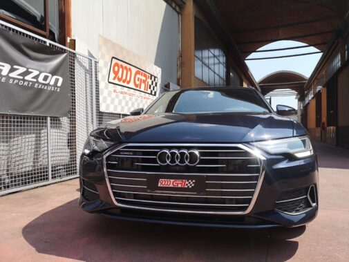 Audi A6 Avant 3.0 tdi con rimappatura centralina elettronica eseguita via seriale by 9000 Giri elaborazioni auto sportive