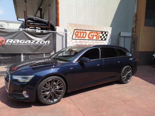 Audi A6 Avant 3.0 tdi con rimappatura centralina elettronica eseguita via seriale by 9000 Giri elaborazioni auto sportive