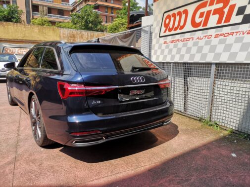 Audi A6 Avant 3.0 tdi con rimappatura centralina elettronica eseguita via seriale by 9000 Giri elaborazioni auto sportive