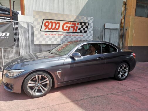 Bmw 420d cabrio con Active Sound Booster Maxhaust versione Bridge