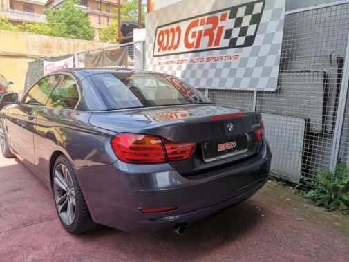 Bmw 420d cabrio con Active Sound Booster Maxhaust versione Bridge