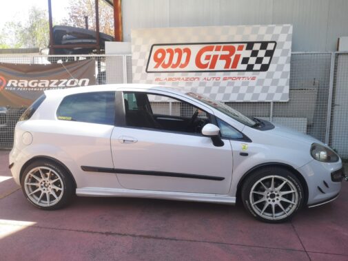 Fiat Grande Punto Sporting con terminale sportivo diretto Supersprint doppia uscita da 80mm