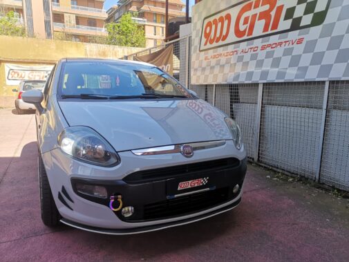 Fiat Grande Punto Sporting con terminale sportivo diretto Supersprint doppia uscita da 80mm