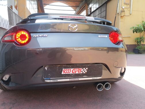 Mazda Mx5 2.0 nd con terminale sportivo omologato Ragazzon Performance e tubo diretto gr N