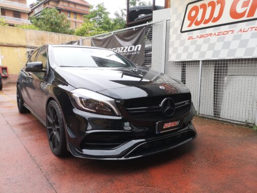 Mercedes A45 Amg con terminale sportivo omologato Ragazzon Performance + tubo centrale diretto + centralina Seletron Performance