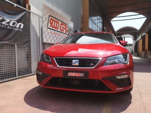 Seat Leon Fr 1.5 con terminale sportivo omologato Ragazzon Performance + tubo centrale diretto gr N