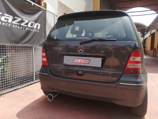 Mercedes A180cdi ammortizzatori Bilstein B4 con taratura sportiva molle Eibach Pro kit terminale e centrale sportivi Inoxcar