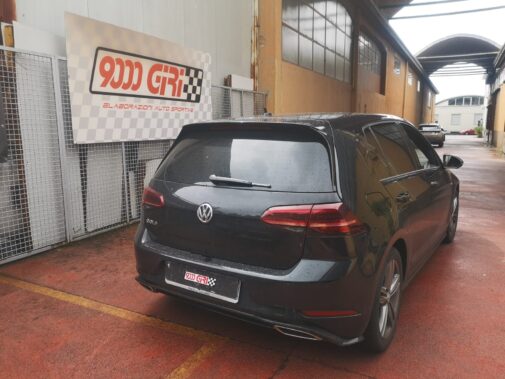 Vw Golf 7.5 1.5 tsi con rimappatura centralina elettronica eseguita via seriale e centrale diretto Ragazzon Performance