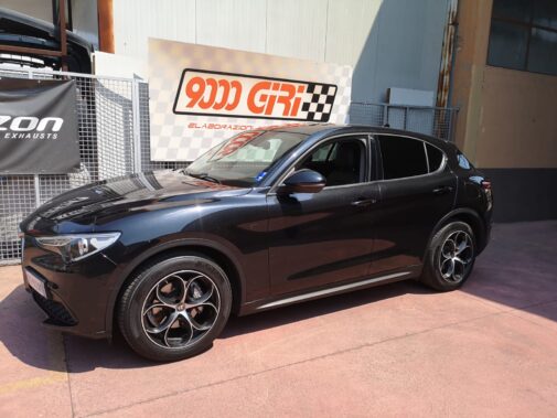 Alfa Romeo Stelvio 2.2v tb ottimizzazione parametri motore tramite centralina Seletron Performance