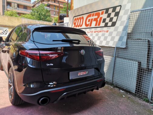 Alfa Romeo Stelvio 2.2v tb ottimizzazione parametri motore tramite centralina Seletron Performance