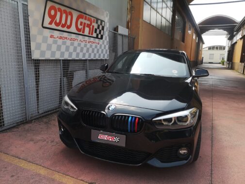 Bmw 118i rimappatura centralina elettronica eseguita via seriale da 9000 giri elaborazioni auto sportive