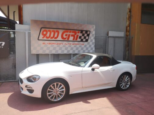 Fiat 124 Spyder 1.4 Multiair con centralina elettronica Seletron Performance + Pedalbooster Touch montati da 9000 Giri elaborazioni