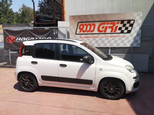 Fiat Panda 1.3 Multijet con molle Eibach Pro Kit + ammortizzatori Bilstein B8 montati da 9000 Giri Elaborazioni auto sportive