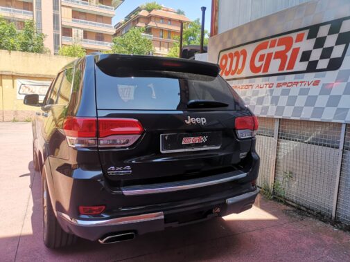 Jeep Grand Cherokee 3.0 td rimappatura centralina elettronica via seriale + decarbonizzazione interna motore con idrogeno