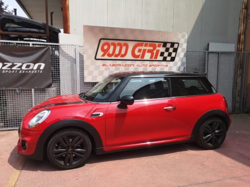 Mini Cooper 1.5 tb rimappatura centralina elettronica eseguita via presa eobd by 9000 Giri elaborazioni