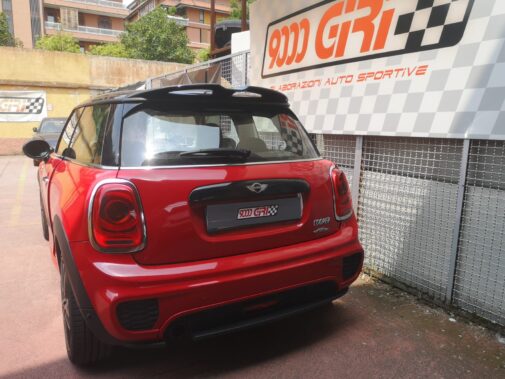 Mini Cooper 1.5 tb rimappatura centralina elettronica eseguita via presa eobd by 9000 Giri elaborazioni