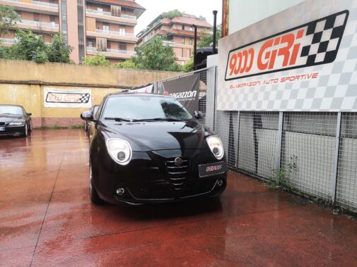 Alfa Romeo Mito 78cv rimappatura centralina elettronica via seriale e sblocco apertura farfalla aspirazione by 9000 giri elaborazioni