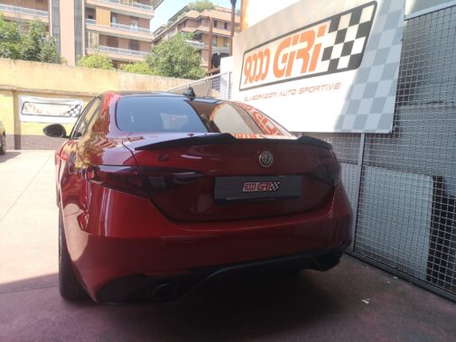 Alfa Giulia Veloce Q4 2.0 tb con linea di scarico sportiva Ragazzon Performance + centralina elettronica riprogrammabile Seletron