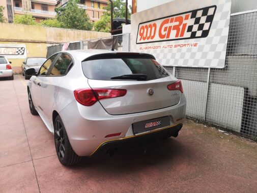 Alfa Romeo Giulietta 1.4 tb terminale sportivo omologato duplex + centrale diretto + rimappatura centralina motore