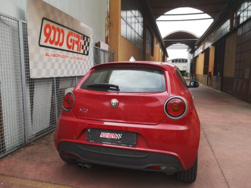 Alfa Mito 1.4 tb Quadrifoglio Verde con ammortizzatori Bilstein B6 + emulatore elettronico Protronic Eibach