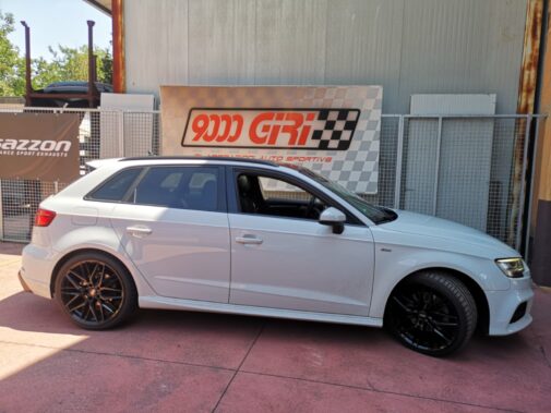 Audi A3 1.5 tfsi terminale duplex omologato 4 uscite Ragazzon Performance + estrattore posteriore Maxton Design