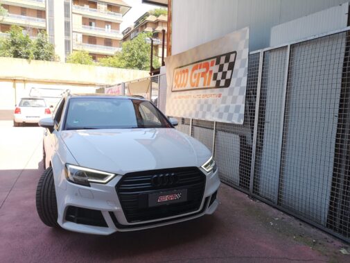 Audi A3 1.5 tfsi terminale duplex omologato 4 uscite Ragazzon Performance + estrattore posteriore Maxton Design