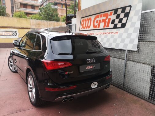 Audi Sq5 sostituzione catena distribuzione + servizio manutenzione cambio automatico + pulizia motore con idrogeno + rimappatura centralina