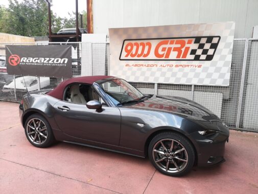 Mazda Mx 5 nd 2.0 terminale di scarico sportivo omologato 4 uscite Ragazzon Performance