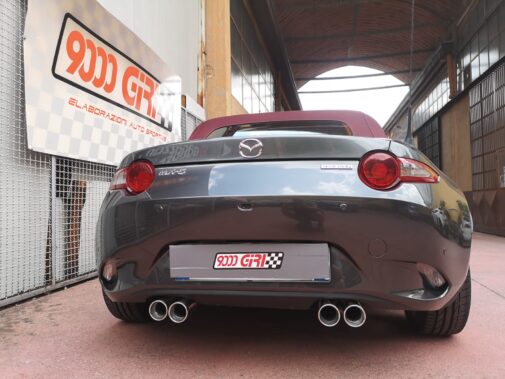 Mazda Mx 5 nd 2.0 terminale di scarico sportivo omologato 4 uscite Ragazzon Performance