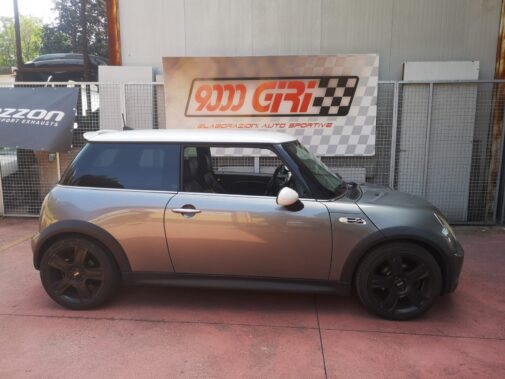 Mini Cooper S R53 con doppio terminale omologato uscite centrali Ragazzon Performance + tubo centrale diretto gr N 