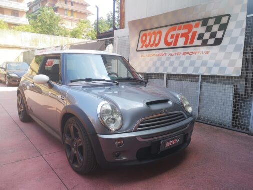 Mini Cooper S R53 con doppio terminale omologato uscite centrali Ragazzon Performance + tubo centrale diretto gr N 