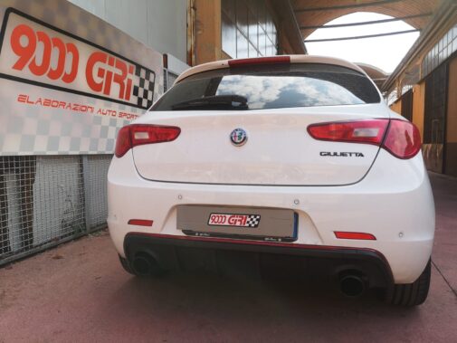 Alfa Romeo Giulietta 1.4 tb con terminale Ragazzon Performance duplex con uscite brunite omologato + estrattore posteriore doppia uscita