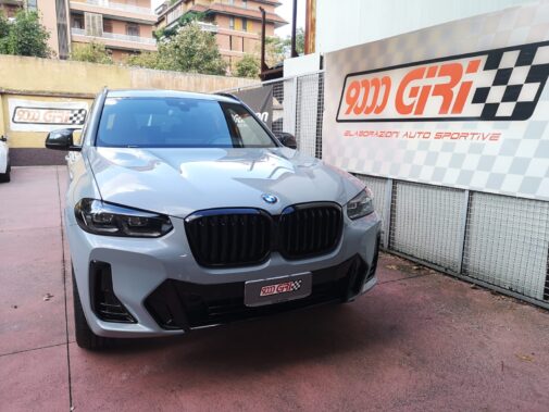 Bmw X3 3.0 tdi Hybrid montaggio nuovo Active Sound Booster Maxhaust versione Bridge by 9000 Giri elaborazioni auto sportive