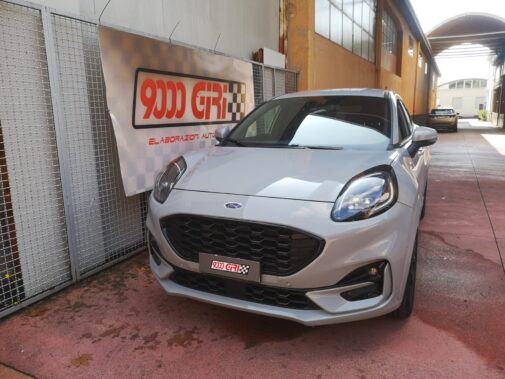 Ford Puma 1.0 3 cilindri con rimappatura centralina elettronica eseguita via seriale by 9000 Giri elaborazioni auto sportive