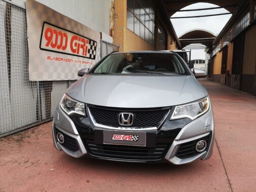 Honda Civic 1.6 td rimappatura centralina elettronica via seriale by 9000 Giri elaborazioni auto sportive