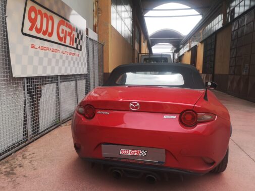 Mazda mx 5 nd tubo anteriore no kat tubo centrale diretto pedalbooster Seletron Performance rimappatura centralina elettronica