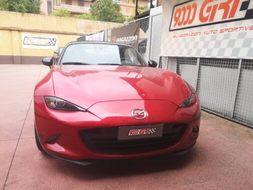 Mazda mx 5 nd tubo anteriore no kat tubo centrale diretto pedalbooster Seletron Performance rimappatura centralina elettronica