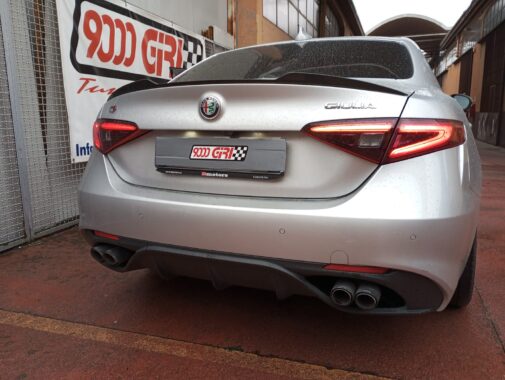 Alfa Romeo Giulia 2.2 td con Active Sound Booster Panthera montato da 9000 Giri elaborazioni auto sportive