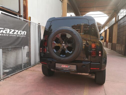 Land Rover Defender 3.0 td Active Sound Booster Panthera gestito tramite app montato da 9000 giri elaborazioni