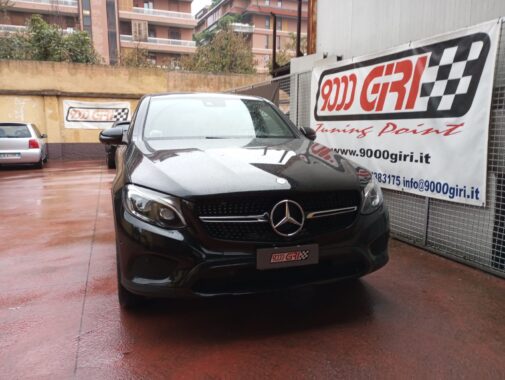 Mercedes Glc 250d Active Sound Booster Maxhaust versione Bridge + servizio verniciatura pinze freno colore rosso