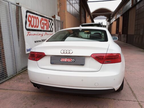 Audi A5 2.0 tdi con Active Sound Booster Maxhaust versione Bridge montato da 9000 Giri elaborazioni auto sportive