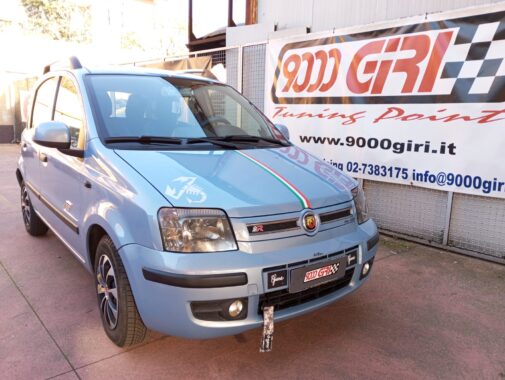 Fiat Panda 1.2 con terminale sportivo omologato uscita singola Ragazzon Performance montato da 9000 Giri