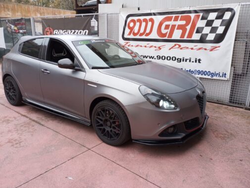 Alfa Romeo Giulietta 1.4 tb kit estetico Maxton Design + estrattore posteriore Helvetia montati da 9000 Giri elaborazioni