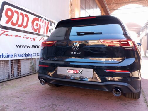 Vw Golf 8 1.5 tfsi con linea di scarico sportiva diretta Ragazzon Performance, estrattore posteriore gti style centralina Seletron